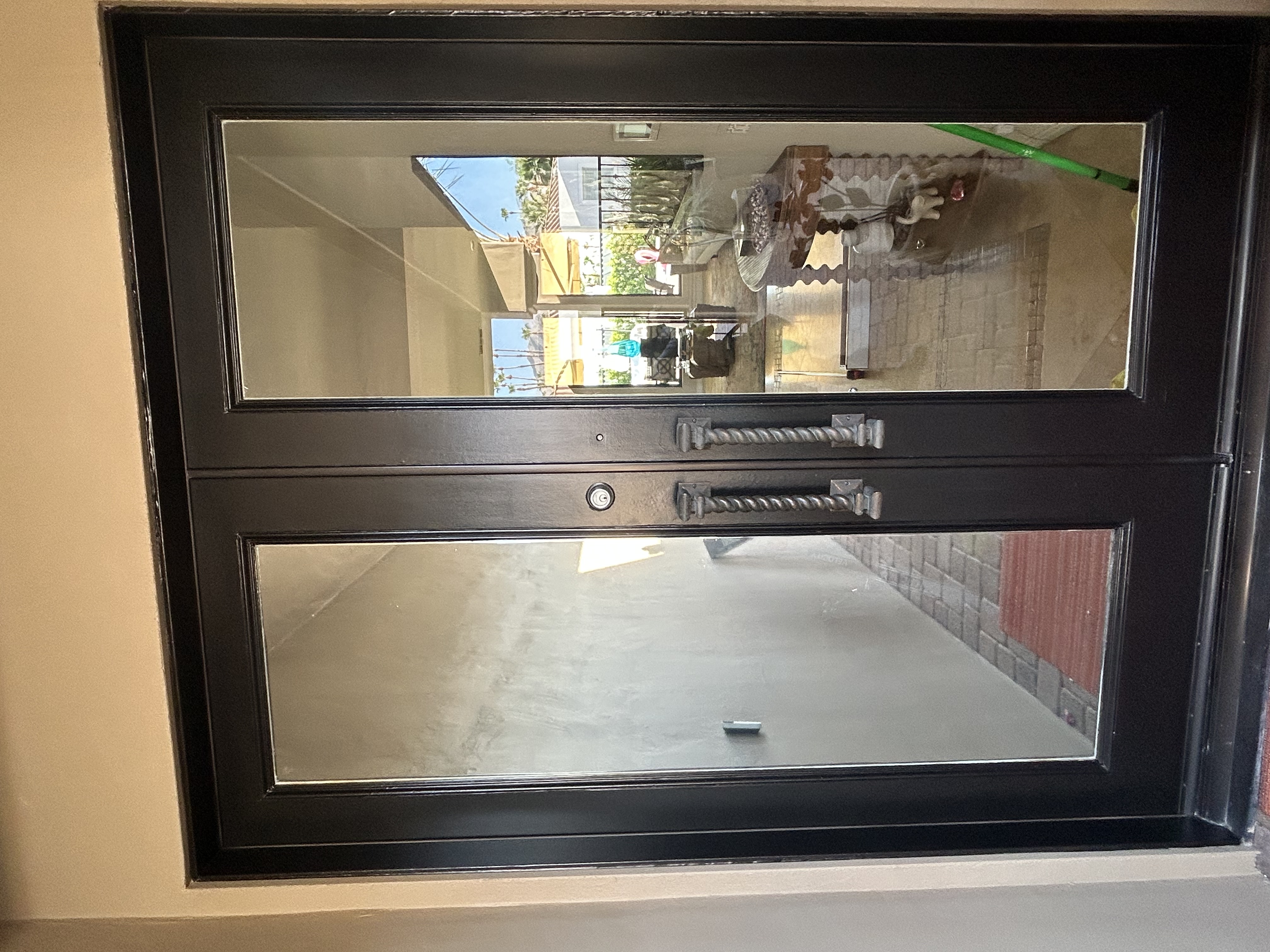 Astro 15 percent film installed on decorative residential entry doors