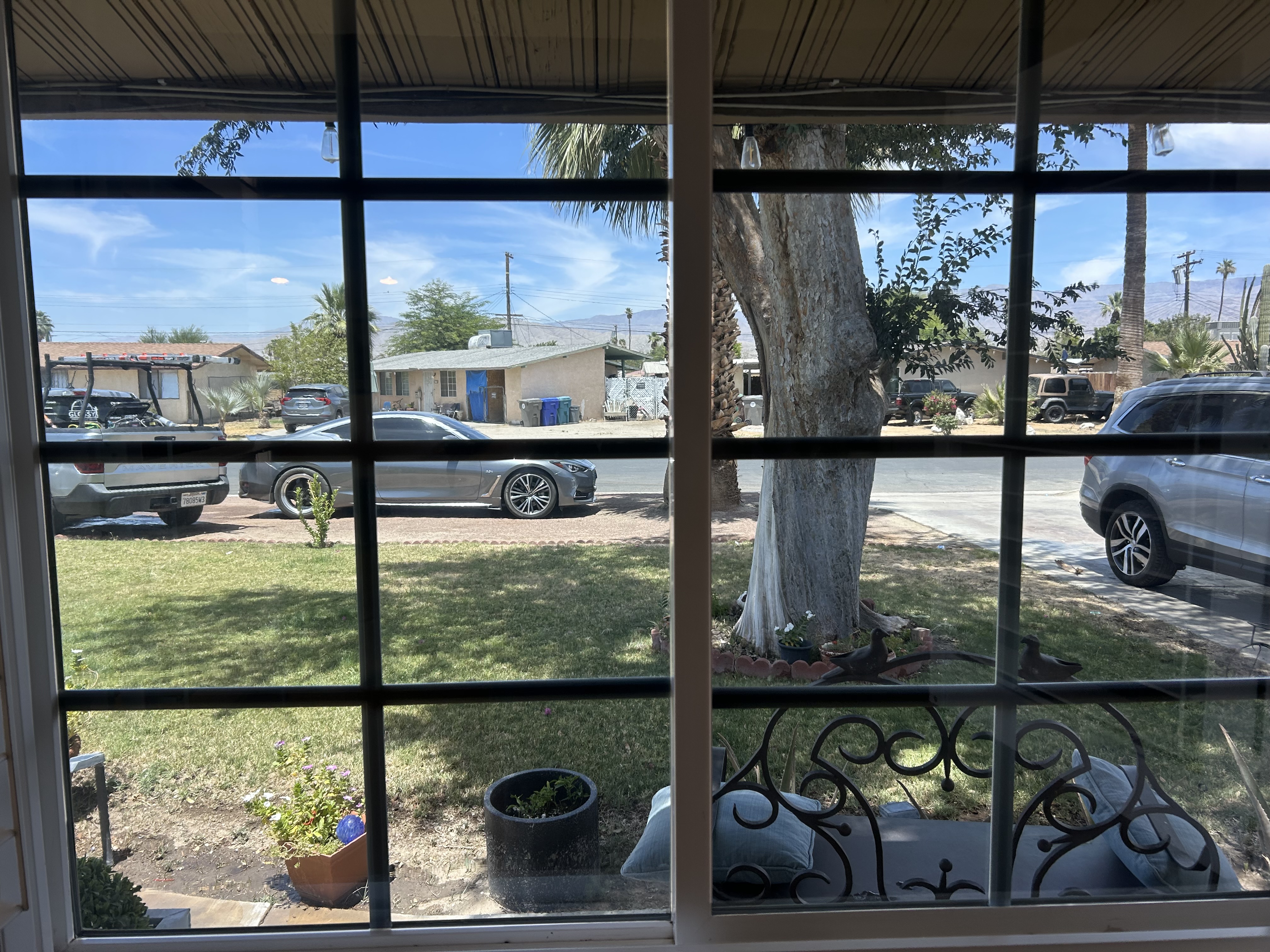 Daylight view through Lunar 20 percent tint from inside a home